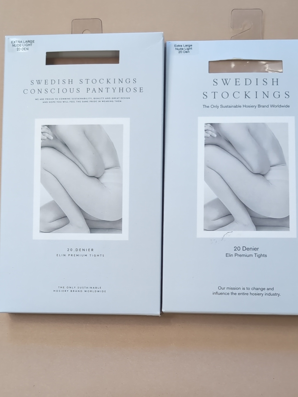 Nude Light 20 Denier Conscious Pantyhose Set Of 2